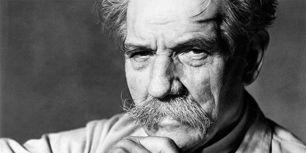 Porträtbild Albert Schweitzer.