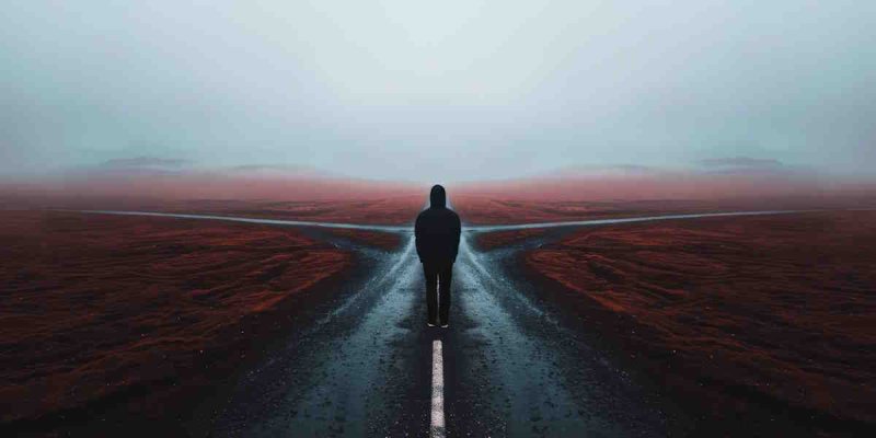 Ausschnitt aus dem Gemälde von Hieronymus Bosch